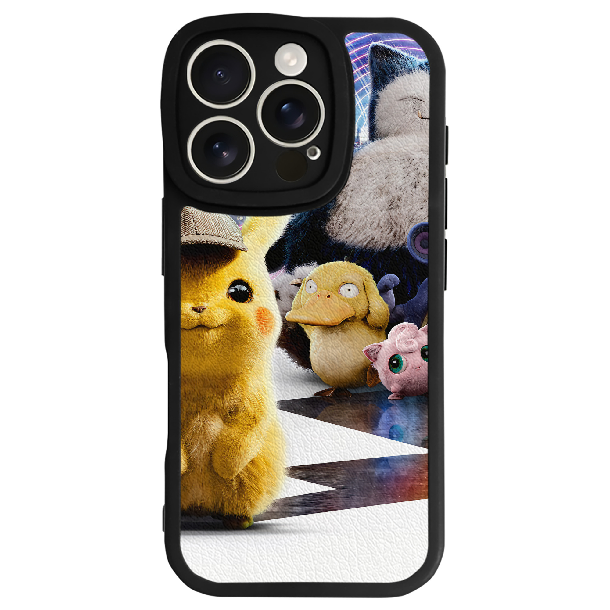 （画像用） ポケットモンスター Pokémon 【iPhone 16シリーズ対応】シリコンスマホケース（レザー調） 材質：シリコン